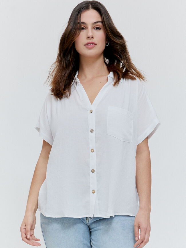CAMISA RUSTICA Blanco Optico