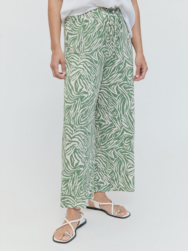 PANTALON RECTO Estampado 2