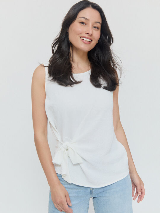 TOP CON NUDO Blanco Optico image number null