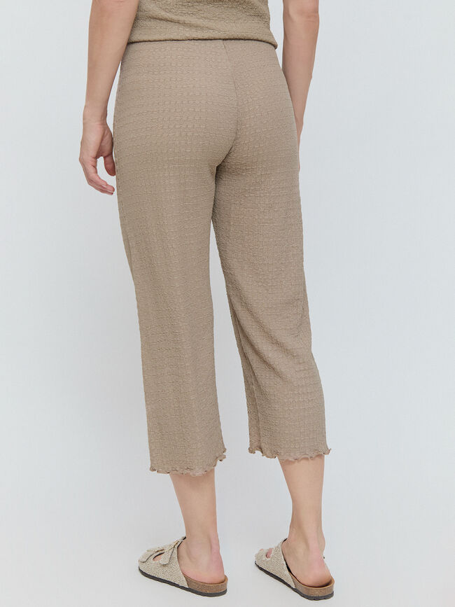 PANTALON TEXTURA Avellana Clara
