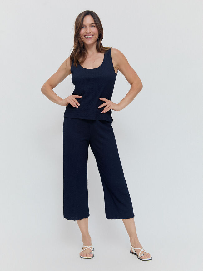PANTALON TEXTURA Azul Marino