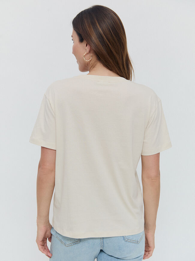 CAMISETA POSICIONAL PAPAYA Beige
