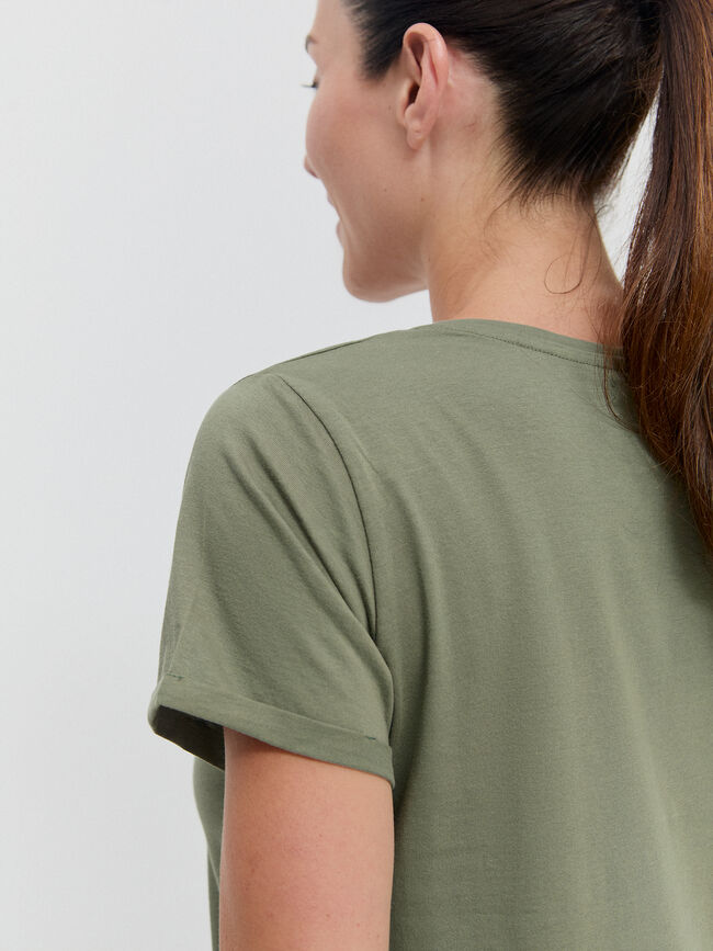 CAMISETA POSICIONAL CORAZONES Verde Te