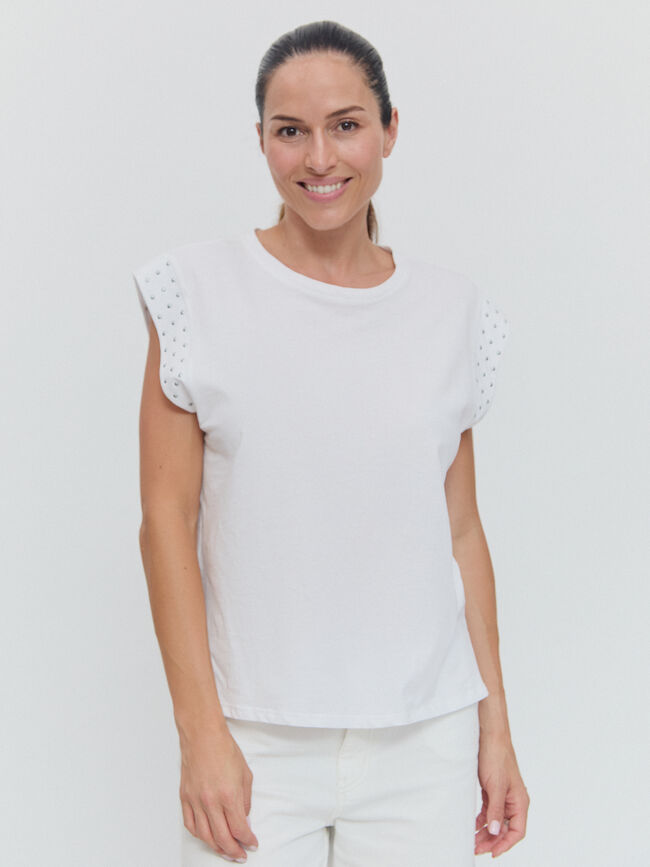 CAMISETA DETALLE Blanco Optico