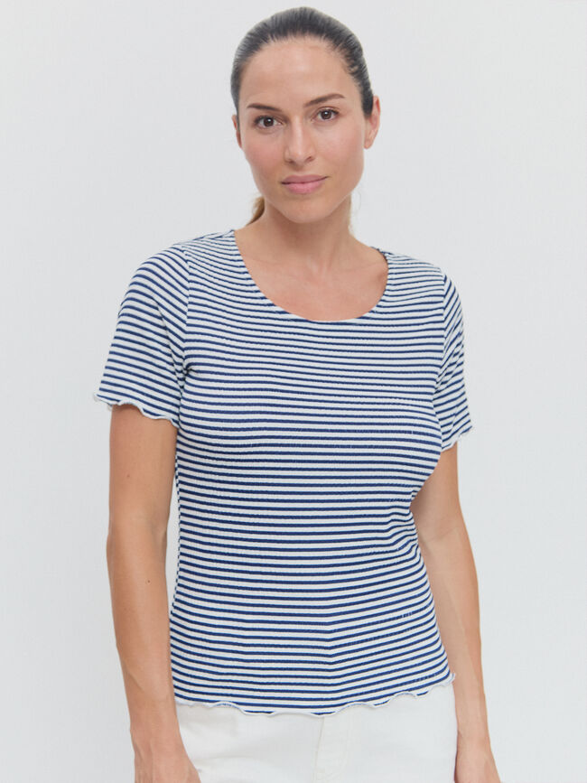 CAMISETA TEXTURA ESTAMPADA Rayas 1