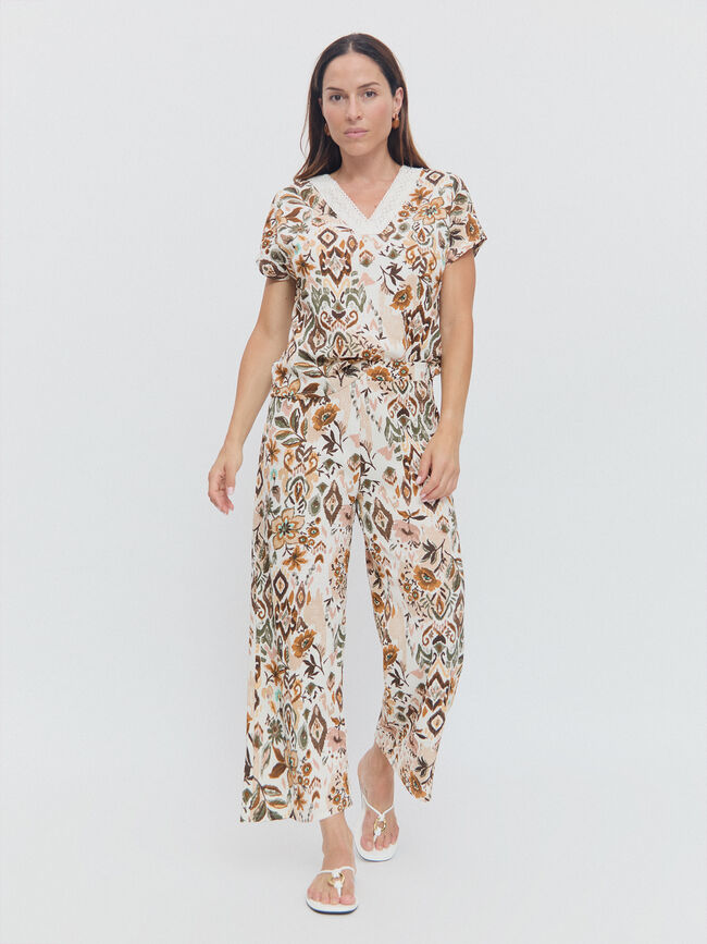 PANTALÓN FORNITURA Estampado 1
