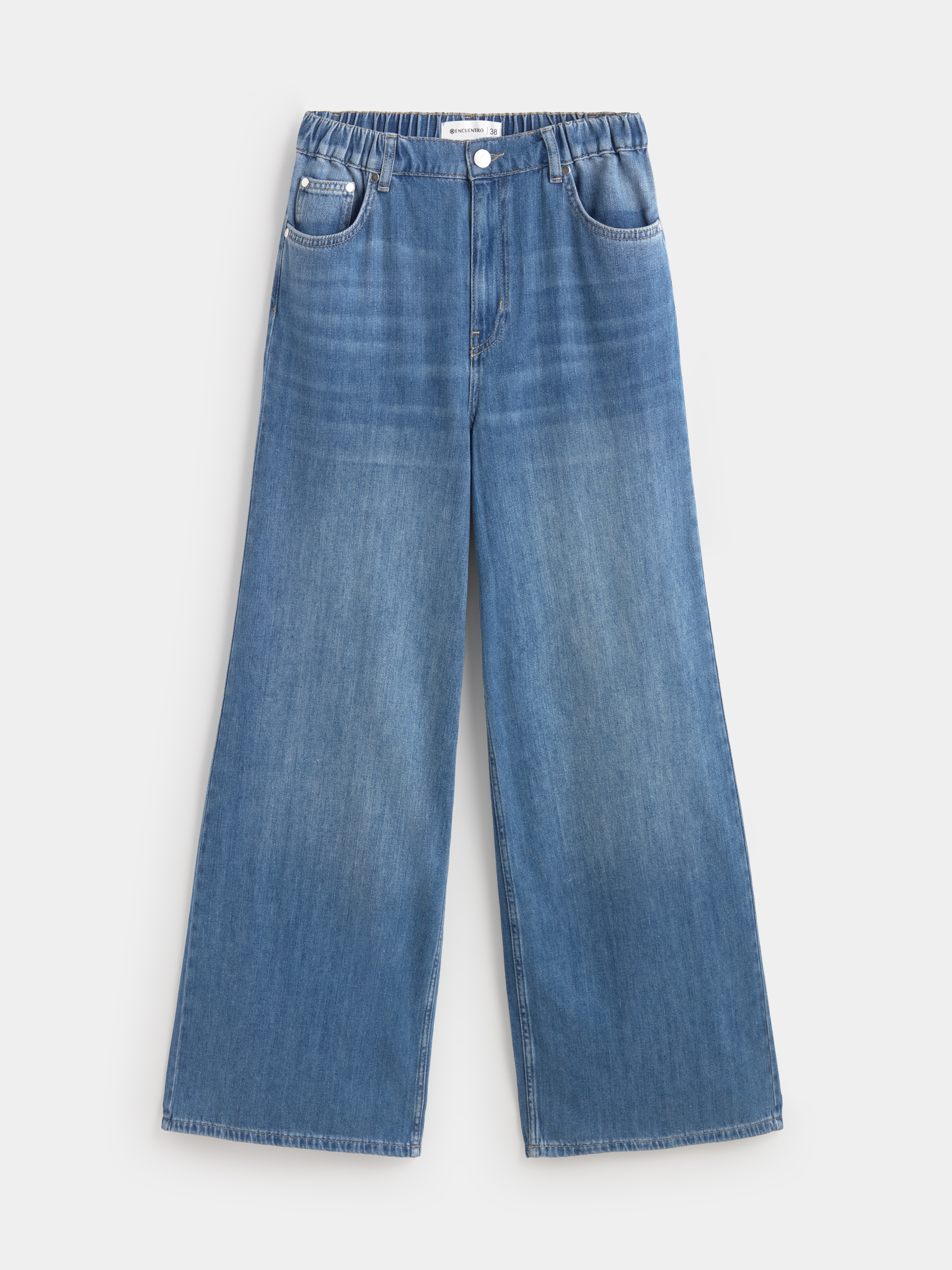 Vaqueros Rectos Vaqueros Mujer Zara 2020 Pantalones Vaqueros - Main Image