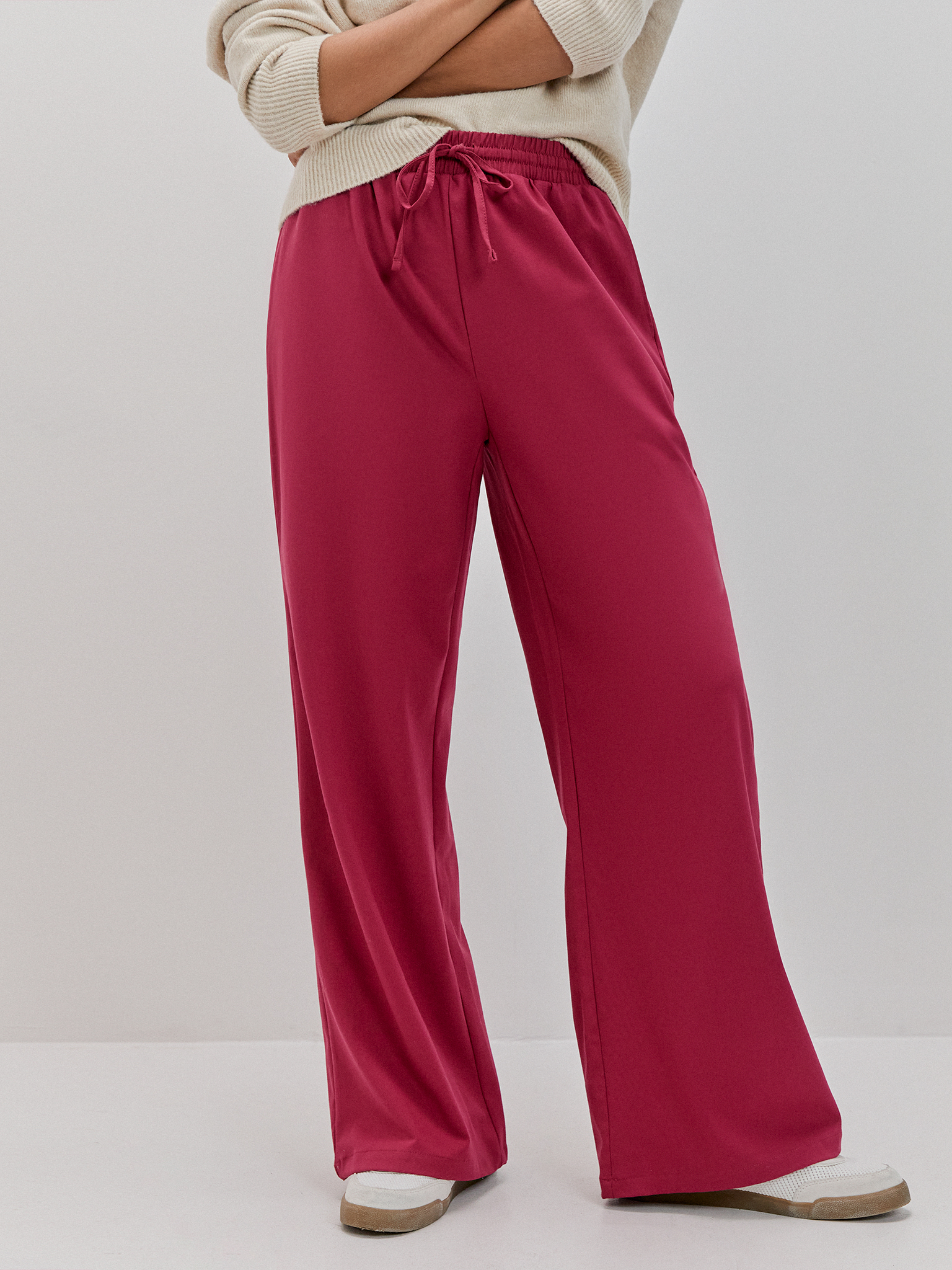 Pantalones Palazzo Online GURU-SHOP, Pantalones Palazzo Patchwork, Pantalones Hippie Chic Flare, Falda De Pantalón Boho, Azul, Algodón, Tamaño:40, Pantalones Largos Guru Shop Mujer