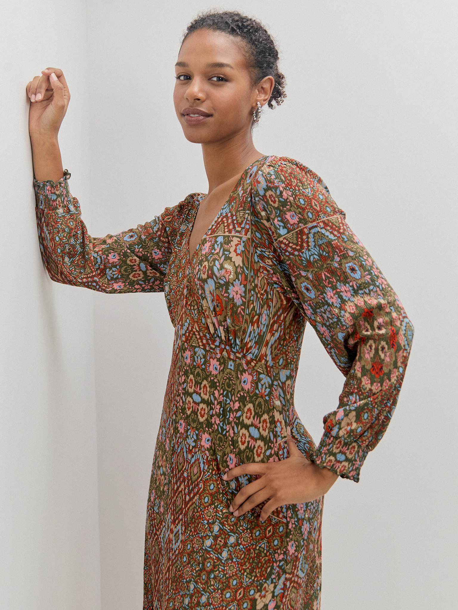 VESTIDO LARGO ESTAMPADO ENCUENTROMODA ENCUENTRO